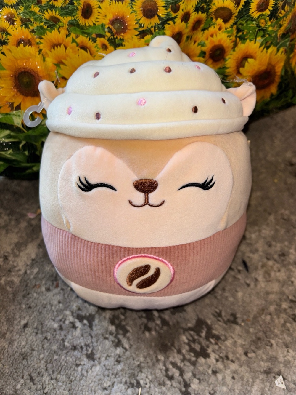 Squishmallows  8" Reza the Latte Squirrel Squishy Plushy